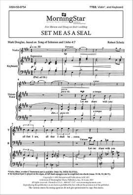 Robert Scholz: Set Me As a Seal