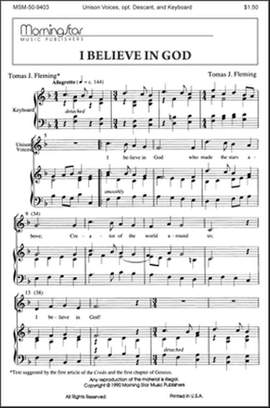 Tomas J. Fleming: I Believe in God
