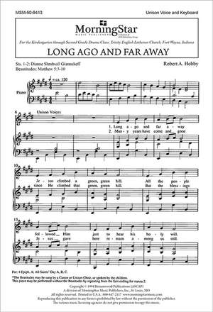 Robert A. Hobby: Long Ago and Far Away