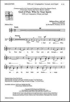 Milburn Price: God of Past, Who by Your Spirit