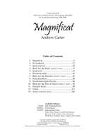 Andrew Carter: Magnificat Product Image