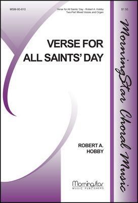 Robert A. Hobby: Verse for All Saints' Day
