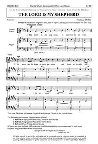 Wallace Dobry: The Lord Is My Shepherd