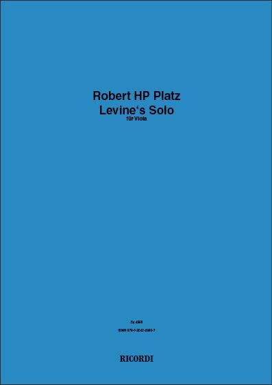 Robert HP Platz: Levine's Solo