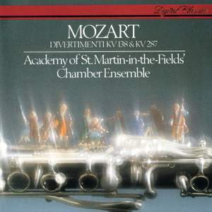Mozart: Divertimenti KV287 & 138