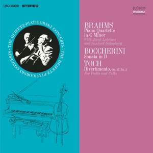 Brahms, Boccherini & Toch: Chamber Works