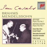 Brahms Piano Trio No. 2 & Mendelssohn Piano Trio No. 1