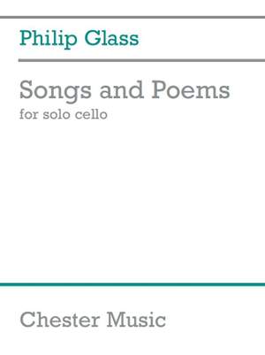 Philip Glass: Songs And Poems For Solo Cello Product Image