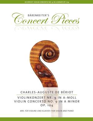 Bériot, Charles-Auguste de: Violinkonzert no. 9 in A minor op. 104