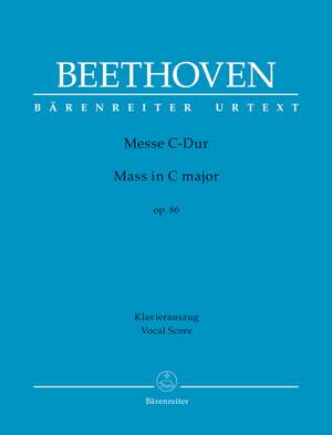 Beethoven, Ludwig van: Mass in C major op. 86