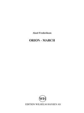 Axel Frederiksen: Orion-March