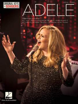 Adele - Original Keys for Singers