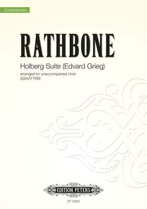 Grieg, Edvard: Holberg Suite arr. Rathbone (SSAATTBB)