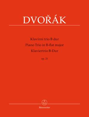Dvorák, Antonín: Piano Trio B-flat major op. 21