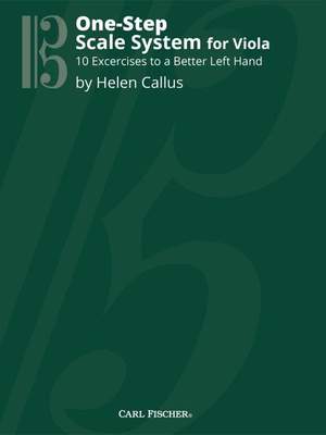 Sean O'Loughlin: One-Step Scale System System for Viola