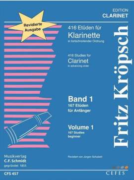 Friedrich Kroepsch: 416 Etüden für Klarinette Teil 1