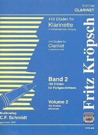 Friedrich Kroepsch: 416 Etüden für Klarinette Teil 2