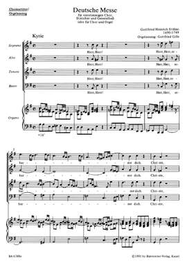 Gottfried Heinrich Stölzel: Deutsche Messe