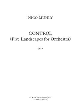 Nico Muhly: Control