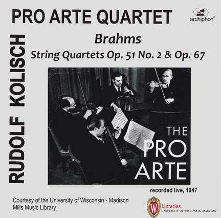 Brahms: String Quartets Opp. 51 & 67 (Live)