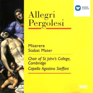 Allegri: Miserere & Pergolesi: Stabat Mater