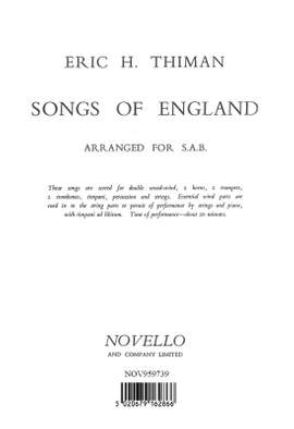 Eric Thiman: Eric Thiman: Songs of England