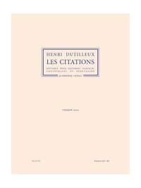 Henri Dutilleux: Les Citations