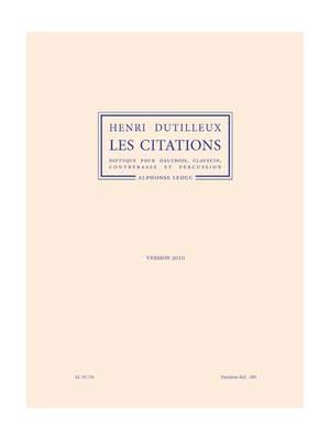 Henri Dutilleux: Les Citations