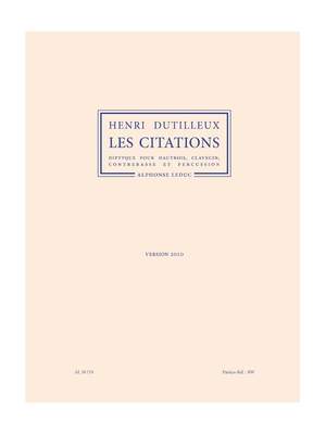 Henri Dutilleux: Les Citations