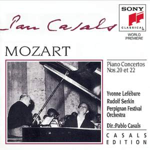 Mozart: Piano Concertos Nos. 20 & 22