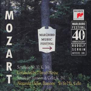 Mozart: Serenade, K. 361 & Sonata for Bassoon & Cello