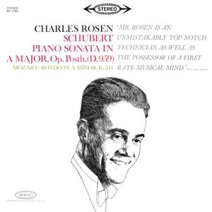Schubert: Piano Sonata in A major & Mozart: Rondo in A minor