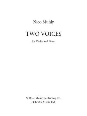 Nico Muhly: Two Voices