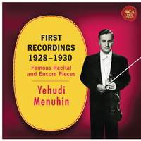 Yehudi Menuhin - First Recordings (1928 - 1930)