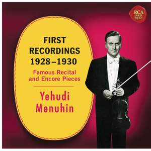 Yehudi Menuhin - First Recordings (1928 - 1930)