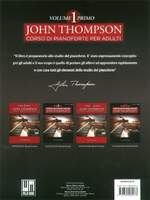 John Thompson's Corso di Pianoforte per adulti 1 Product Image