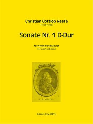 Neefe, C G: Sonate No.1 D-Dur D major
