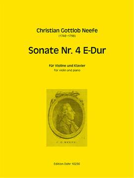 Neefe, C G: Sonate No.4 E-Dur E major