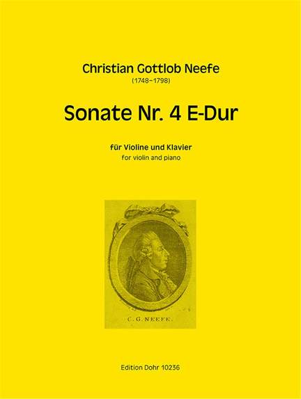Neefe, C G: Sonata No.4 E major E major