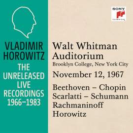 Vladimir Horowitz in Recital at Brooklyn College, New York City