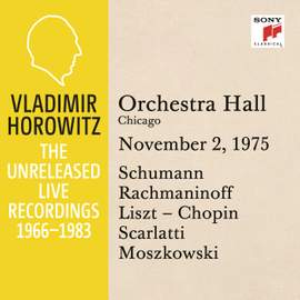 Vladimir Horowitz in Recital at Orchestra Hall, Chicago