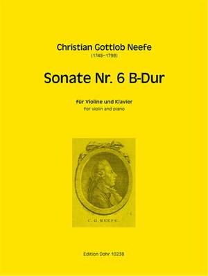 Neefe, C G: Sonate No.6 B-Dur B flat major