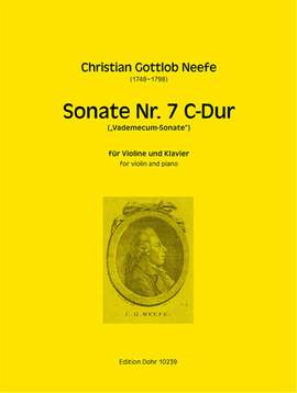 Neefe, C G: Sonate No.7 C-Dur C major