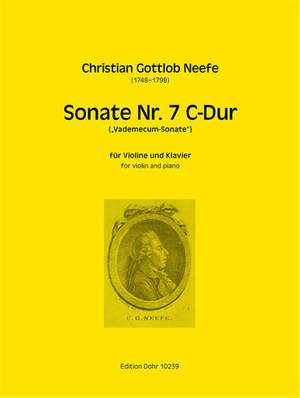 Neefe, C G: Sonate No.7 C-Dur C major