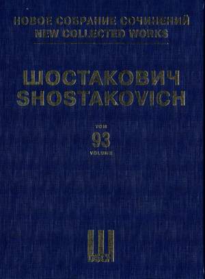 Shostakovich: Romances, Monologues and Songs o. op.