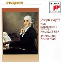 Haydn: Paris Symphonies Hob. I: 85, 86 & 87