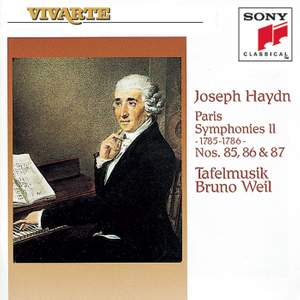 Haydn: Paris Symphonies Hob. I: 85, 86 & 87
