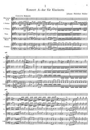 Molter, Johann Melchior: Clarinet Concertos