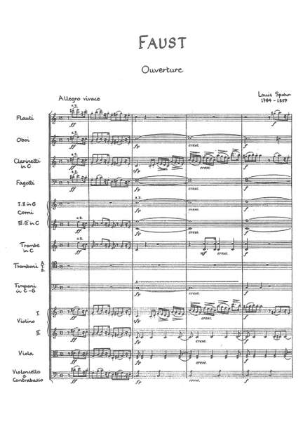 Spohr, Louis: Faust