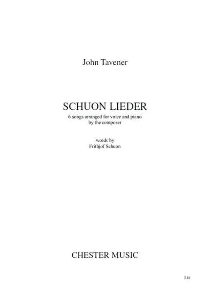 John Tavener: Schuon Lieder